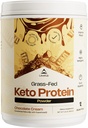 LevelUp 𝗪𝗜𝗡𝗡𝗘𝗥 - 𝗕𝗘𝗦𝗧 𝗞𝗘𝗧𝗢 𝗣𝗥𝗢𝗧𝗘𝗜𝗡 Grass-fed Collagen Protein Powder, C8 MCT Oil, Whey Protein Isolate, Irish Butter, Ketogenic Protein Shake Supplement (Chocolate Cream)