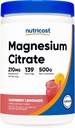 Nutricost Magnezyum Citrate Toz (Raspberry Lemonade, 500 Gram)