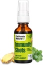 California Natural Immunity Shots 1oz Şişe, Organik Ginger Root, Oregano Oil - Potent & Pure Immune System ATM - Immune System Support & Shot (Pack of 1)