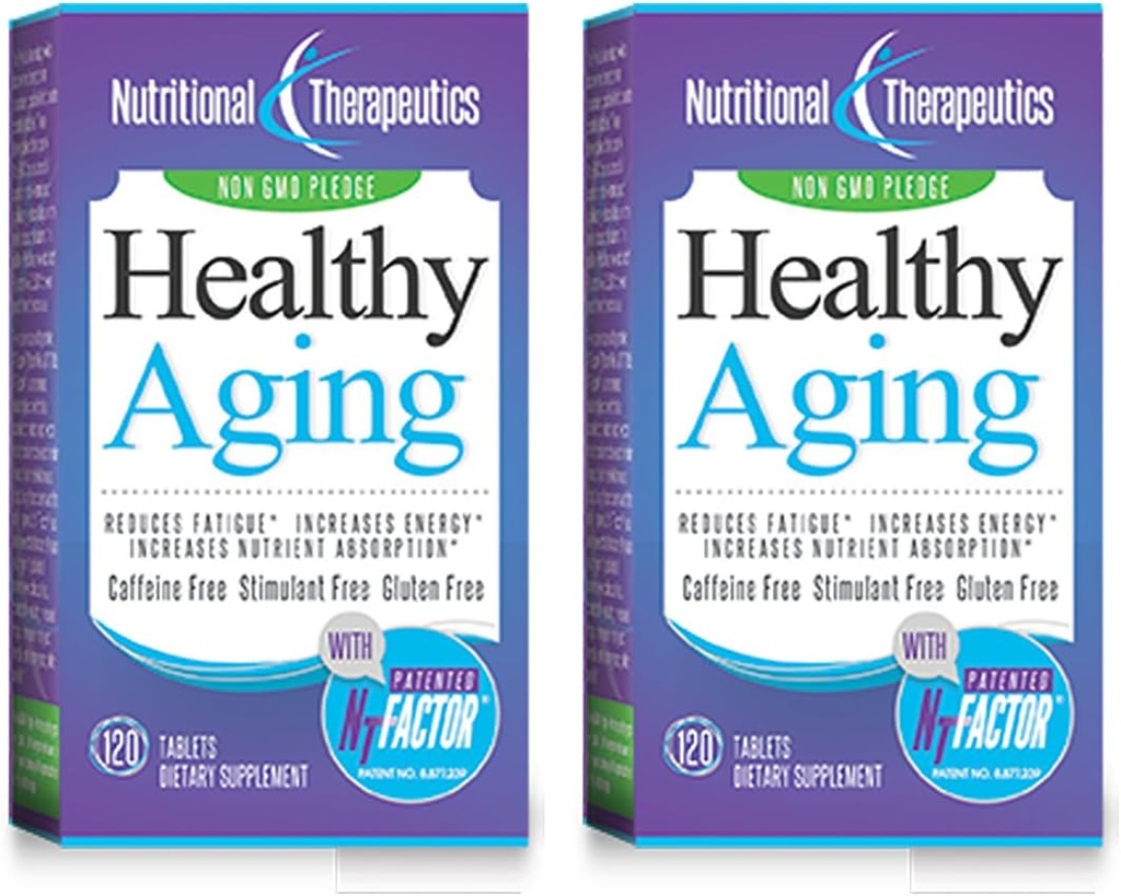 NTI Διατροφική Θεραπευτική Inc. - Υγιεινή γήρανση με NTFactor®, 120 Tablets - Νεανική Δόνηση, Αυξημένη Ενέργεια, Βελτιωμένη Ποιότητα Ζωής (2)