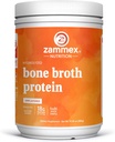 Zammex 100% βοδινό βοδινό μοσχάρι Fed Broth πρωτεΐνη σκόνη, 20G πρωτεΐνη, υδρολυμένα κολλαγόνο πεπτίδια τύπου 1&3, υποστηρίζει υγιή δέρμα, νύχια, μαλλιά, αρθρώσεις, μη-GMO, χωρίς γλουτένη, Παλαιό & Κέτο φιλικό