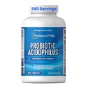 Puritan's Pride Daily Probiyotik Acidofilius, 100 Milyon Canlı Kültür, Digestive, Gut ve Immune Health, Soy, sodyum ve Gluten Free, 8 Ay Supply, 250 Tablet