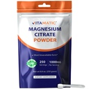Destekler Kas, Ortak ve Kalp Sağlığı 250 Grams Için 1000 mg Vitamatic Citrate 1000 mg per Service Supports Muscle, Joint, and Heart Health 250 Grams - 250 Servisler
