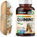 BIO KRAUTER Quinine for Leg Cramps Capsules 500 mg - 100 Kont - Cinchona Bark Toz - Quinine Capsules - Vegan, No Fillers