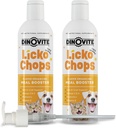 Dog & Cat Supplement için Dinovite Lickochops, Omega-6, 3 Fatty Acids, Probiyotikler ve Vitamin E, 16 oz ile pompalandı