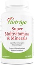 Nutriya Super Multivitamins and Minerals -for Women and Men - More Than 70 Vitamins, Minerals, antioxidants, Amino Acid -Supports Cellular Energy Production and Immune System Health