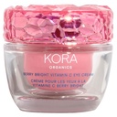 KORA Organiks Berry Vitamin C Eye Cream, Hydrate & Güç, sertifikalı Organik, Cruelty Free, Refillable, 0,50 fl ozz