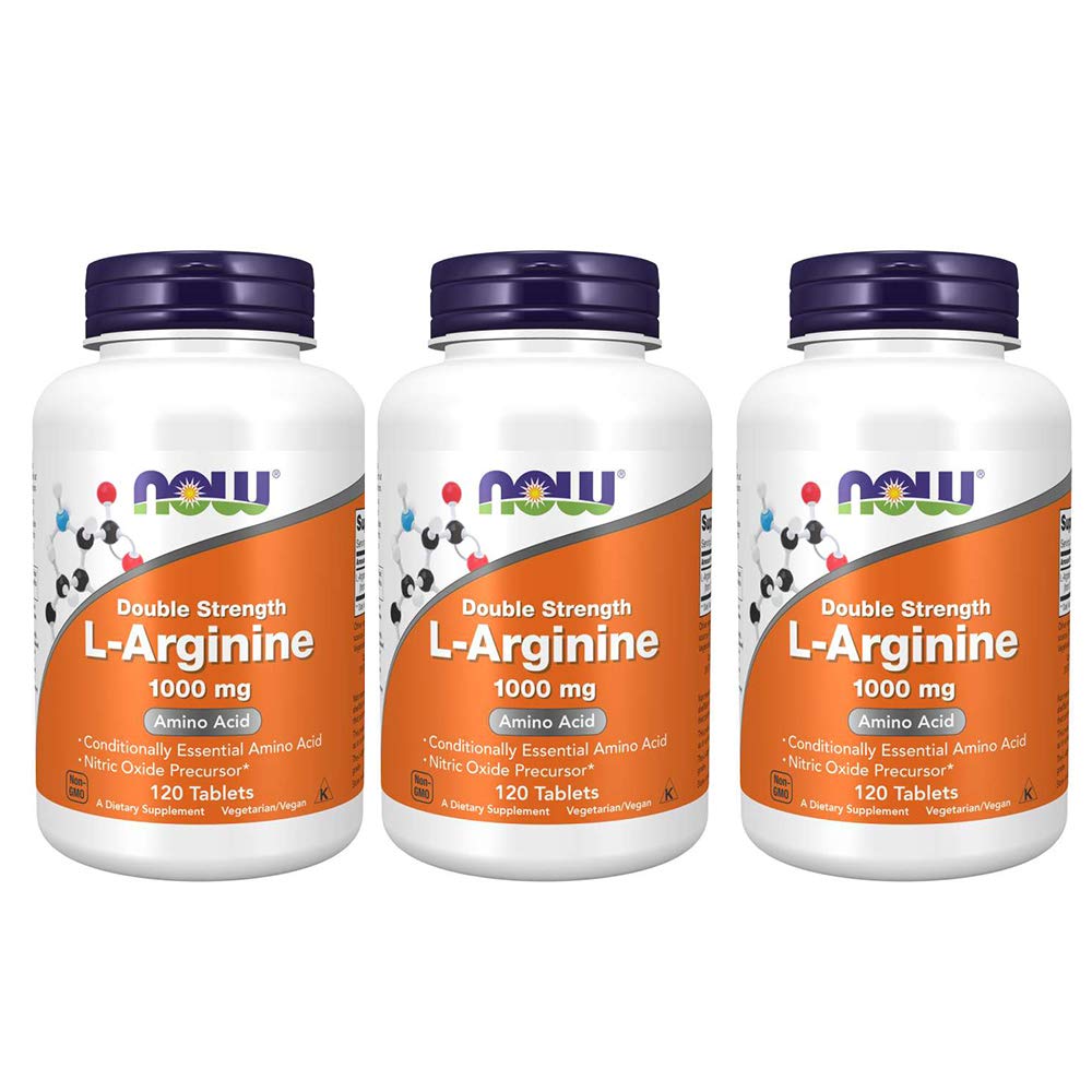 Şimdi Gıdalar L-Arginine 1000 mg, 120 Tablet (Paket 3 )