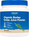 Nutricost Organic Barley Grass Juice Powder (1 LB) (Άγευστη)