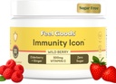 Feel Goods Immunity Icon, Zero Sugar, Vitamin C, A, B, D, E & çinko, Organik Elderberry, Ashwagandha, Drink Mix Toz, Vegan, GMO, Caffeine & Gluten Free | Wild Berry, 30 Hizmet