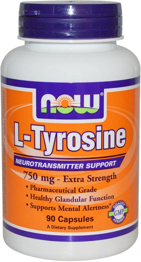 Şimdi Gıdalar - L-Tyrosine 750 mg. - 90 Capsules
