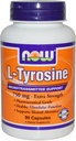 NOW Foods - L-Τυροσίνη 750 mg. - 90 Κάψουλες