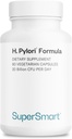 Supersmart H. Pylori Formula 20 Δισεκατομμύρια CFU ανά ημέρα (High Potency) - πατενταρισμένο Pylopass Probiotic Lactobacillus Reuteri DSM 17648 συμπλήρωμα 