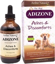 Amber NaturalZ Adizone Herbal Supplement for Köpekler | Sağlıklı Inflammatory Response, Occasional Discomfort ve Ortak Fonksiyonl | Aktif ve Aging için Doğal Yardım