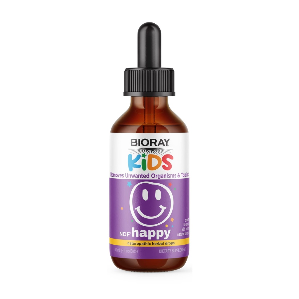 BIORAY Kids NDF Happy, Peach - 2 fl oz - Irritability – 1-2 Ay Supply