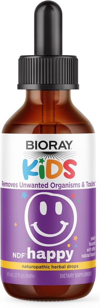 BIORAY Kids NDF Happy, Peach - 2 fl oz - Irritability – 1-2 Ay Supply