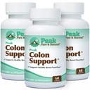 Peak Pure & Natural Colon Υποστήριξη - Cleanse Colon και Detox συμπλήρωμα για την Digestive Υγεία - Υποστηρίξτε την υγεία με Inulin και Senna Leaf Extracts - με Ίνες, Πρεβιοτικά, και Προβιοτικά - 3 Pack