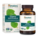 Himalaya Organik Gotu Kola, 45 Günlük Supply - Herbal Nootropic Supplement with Adaptogens for Energy, Focus, Memory, and Calming Relaxation - Vegan, Non-GMO, Gluten Free, 650 mg, 90 Caplets