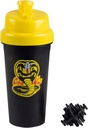 Karate Kid Cobra Kai 25oz Shaker Şişe w/Blender Mixer Ball - İç Ölçmeler, Fliptop, Leakproof Vida Lid- Par Protein Toz, Spor İçgörüleri, Shakes, Smoothies - Resmi Lisanslı Lisans