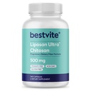 BESTVITE Liposan Ultra Chitosan 500 mg (240 Capsules) - Düzenli Chitosan'dan Daha Hızlı Harekete Geçin - No Stearates - No Fillers