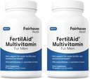 Fairhaven Health FertilAid for Men Fertness Supplements for Men Two Moon Supply | Count, Mottitude Support Pre-Conception for Him | Erkek Fertness Support L-carnitine, çinko | 2 Şişes