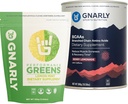 Gnarly Beslenme BCAAs Berry Lemonade (10.58oz) Performans Yeşiller Limon Mint (11.64 oz)