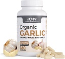 Ion Supplements | Herbal Organic Whole Bulb Capsule Capsules | 500 mg per Cap, 180 Caps | No Fillers veya Flow Agents | 100% Natural Roots
