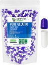XPRS Nutra Boyutu 3 Boş Kapsüller - 1000 Kont Boş Gelatin Capsules - Pills DIY Capsule - Pure Bovine Pill Gel Caps Do-It- Yourself Vitamins and Supplements (Purple/White)