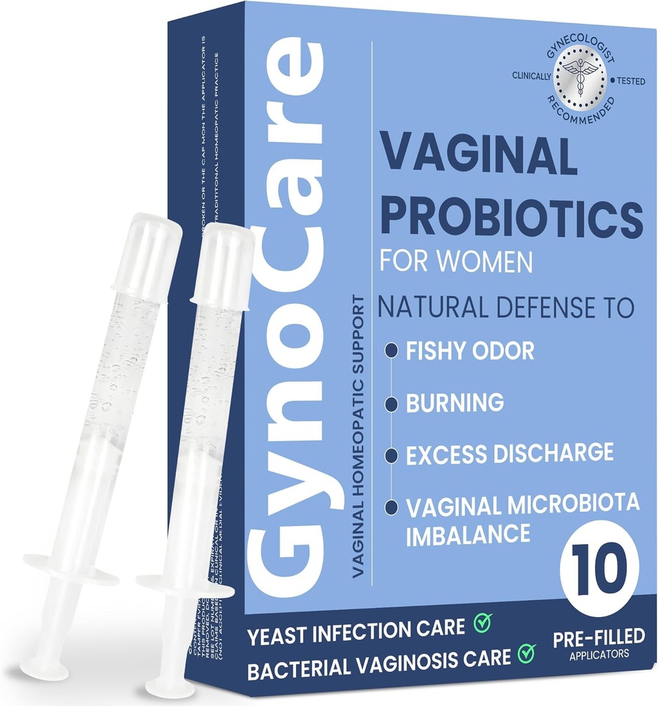 Kadınlar için Vaginal Probiyotikler | Feminine Care | Kadınlar için pH Dengesi | Yeast Enfeksiyon Bakım | Bakteriyel Vaginosis Tedavisi | Yanma ve Aşırı Yüklülüklere Karşı Savunma | 10 Pre-Filled Applicators