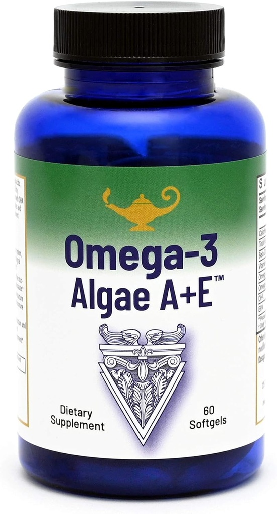RnA ReSet Omega-3 Algae A+E – Plant-based DHA & EPA με Βιταμίνες Α και Ε, Fish Oil Alternative (60 Softgels)