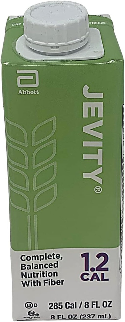 Jevity 1.2 Cal High-Protein Beslenme Patentli Fiber Doğdu ile, Kullanımı Hazır, 8 Akışkanlar Ounces (24 paketi)