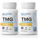 Safgen Laboratuvarları TMG 750 mg - [Yüksek Potency] Tri Metilglycine Supplement – Encourages Sağlıklı Homocysteine Seviyeler, Non-GMO, NO Gluten ve Dairy | Made in USA - 2 Pack - Total 240 Vegetarian Capsules