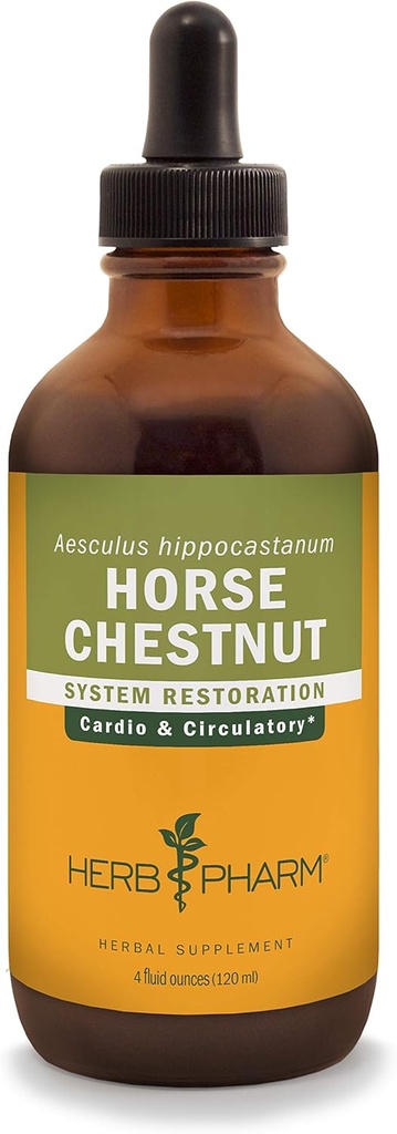 Herb Pharm Horse Chestnut Liquid Extract for Health Veins and Circulation - 4 Ounce