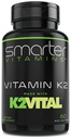 Smarter Vitamin K2 MK7 100mcg, K2VITAL ve Kale ile Made, 60 Liquid Softgels
