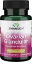 Swanson Ovarian Glandular Supplement - Γυναικεία Glandular Υγεία και Ισορροπία Υποστήριξη - Premium Βοοειδή Ιστός - 60 Κάψουλες, 250mg Καθένα