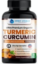 Turmeric Curcumin with Black Pepper & Ginger 2250 mg - Ultra Potent Turmeric Supplement with 95 Curcuminoids & BioPerine for Joint Support, Advancedd Bioavailability, Immune Health - 90 Vegan Capsules