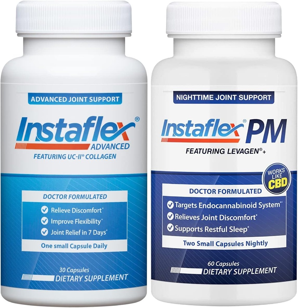 Instaflex Προηγμένη Κοινή Υποστήριξη και PM Νυχτερινή Κοινή Υποστήριξη & Υποστήριξη Ύπνου