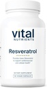 Vital Nutrients Resveratrol | Ultra High Potency Antioksi | Trans Resveratrol for Cardiovascular ve Hücre Sağlığı Desteği * | Vegan Tamam | Gluten, Süt ve Soy Free | Non-GMO | 60 Capsules