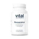 Vital Nutrients Resveratrol | Ultra High Potency Antioksi | Trans Resveratrol for Cardiovascular ve Hücre Sağlığı Desteği * | Vegan Tamam | Gluten, Süt ve Soy Free | Non-GMO | 60 Capsules