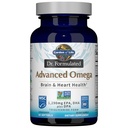 Κήπος της ζωής Dr. Formulated Advanced Omega Fish Oil - λεμόνι, 1.290mg EPA, DHA + DPA σε μορφή τριγλυκεριδίων, ενιαία πηγή Omega 3 συμπλήρωμα για Ultimate Brain & Heart Health, Non-GMO, 60 Softgels