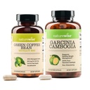 NatureWise Green Coffee Bean 800mg and Garcinia Cambogia 180 Capsules Weight Goals Support