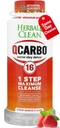Herbal Clean Qcarbo16 Same-Day Detox Cleanse Drink (16 fl oz) - Strawberry Mango Flavor Full Body Cleanse* Moderate Toxin Seviye *, B2 ve Vitamin B12 Erkekler ve Kadınlar Için B12