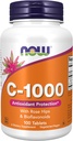 NOW Foods Supplements, Vitamin C-1,000 with Rose Hips & Bioflavonoids, Antioxidant Protection*, 100 Tablets