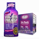 Enerji Focus+ Ekstra Güçlü Enerji Shot 24 Paketi, 260 mg Doğal Caffeine, B-Vitamins, CoQ10, Amino Asits, Focus, Verimlilik & Clarity, Zero Sugar, Gluten-Free, 1.93 fl oz
