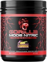 Gorilla Mind - Gorilla Mode Nitric Upgraded Stimulant Free Pre-Workout – Best Tasting & Most Effective Stimulant Free Pre-Workout/Massive Pump · Vasodilation · Power / 780 Grams (BlackBerry Lemonade)