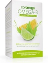 Coromega Omega 3 Fish Oil Supplement, Omega-3s ile 3X Daha İyi Aborpsiyon, Lemon Lime Flavor, 90 Single Serve Squeeze Packets