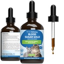 Pet Wellness Blood Sugar Gold Cats - Holistic Blood Sugar Support, Pancreas & Liver Health, Gymnema, Fenugreek & Devil's Club - NASC sertifikalı ve Vet-Former - 4 oz Liquid