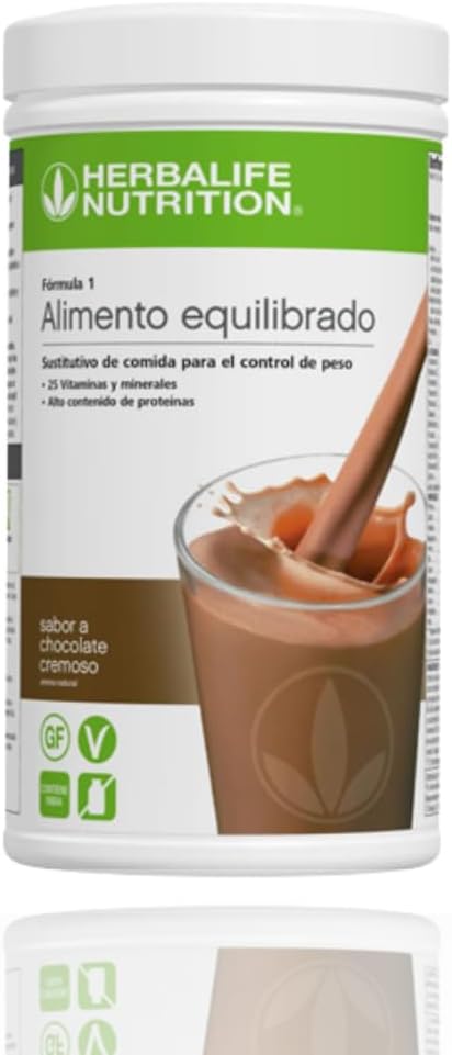 Herbalife Formula 1 Beslenme Shake Mix, Dutch Chocolate, Net Wt. 27.5 OZ. (780G)