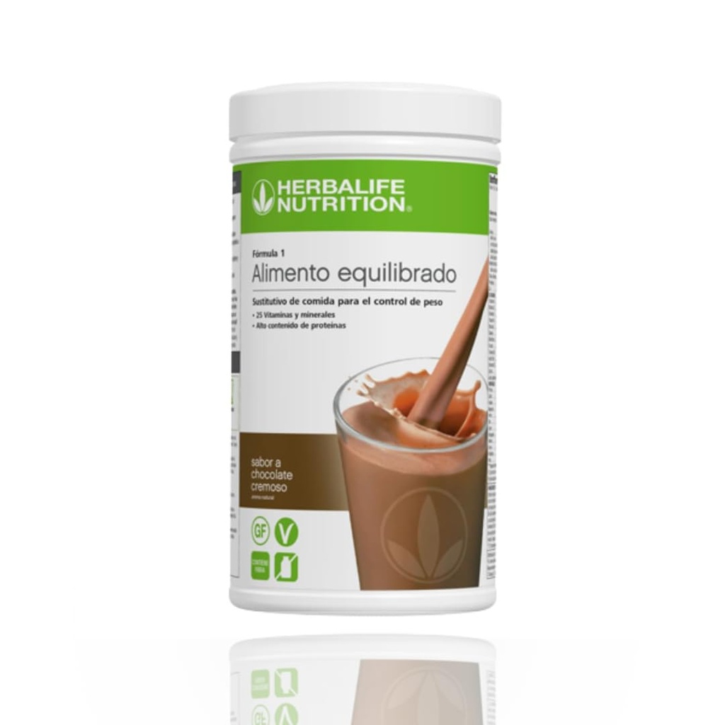 Herbalife Formula 1 Nutritional Shake Mix, Dutch Chocolate, Net Wt. 27.5 OZ. (780G)