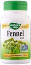 Natures Way Fennel Tohum Vegetarian Capsule, 100 ctt